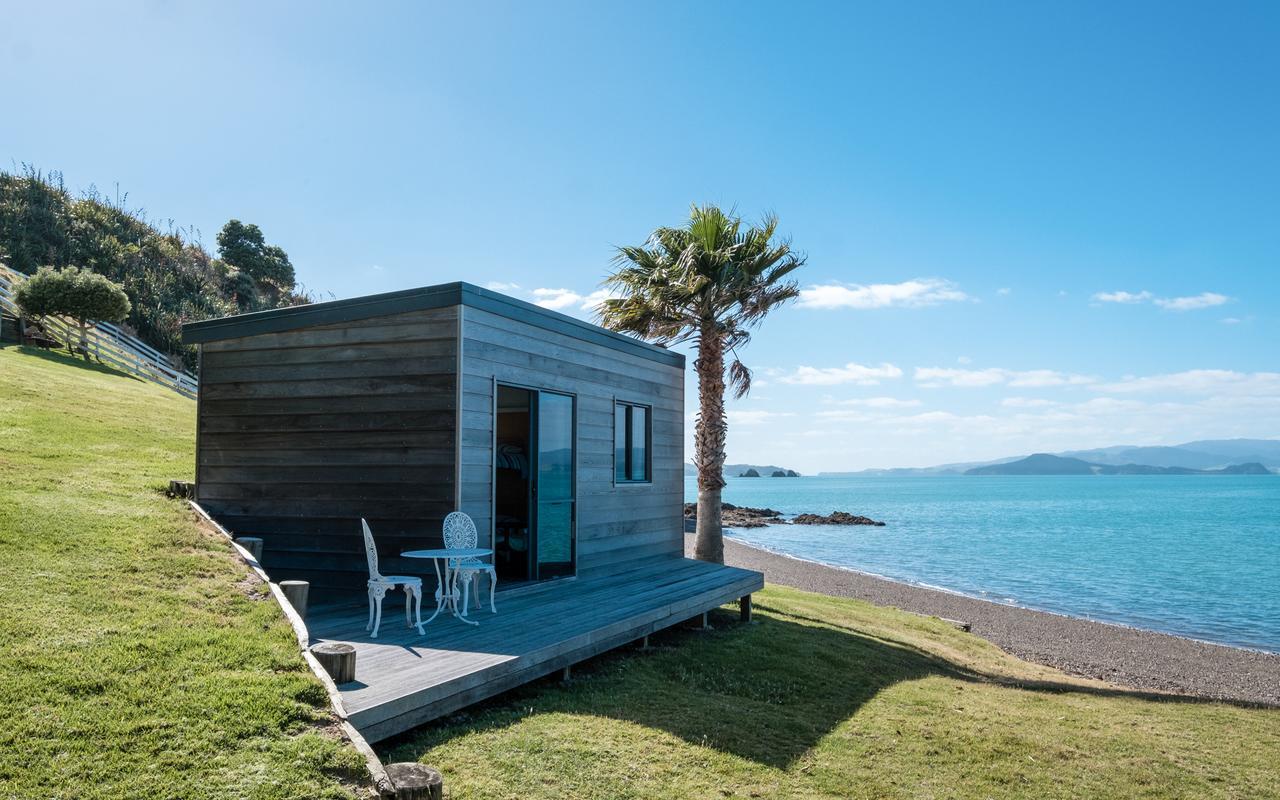 Waiheke Waters Edge Villa Omiha ภายนอก รูปภาพ
